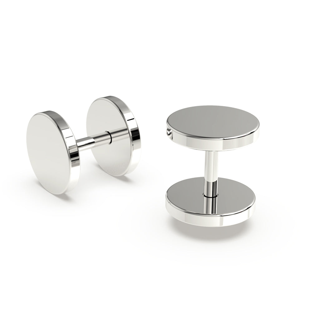 Surgical Steel Disc Fake Ear Plug - Monster Piercing
