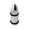 316L Surgical Steel Bullet with O-Rings Internally Threaded Tunnel