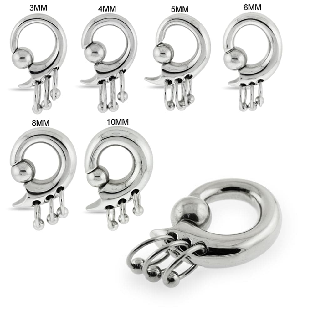 316L Surgical Steel BCR Stretcher Jewellery - Monster Piercing