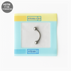 EO Gas Sterilised G23 Titanium Externally Threaded Ball End Curved Bar