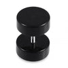 316L Surgical Steel with UV Black Anodised Fake Ear Plug