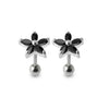 925 Sterling Silver Five Petal Stud
