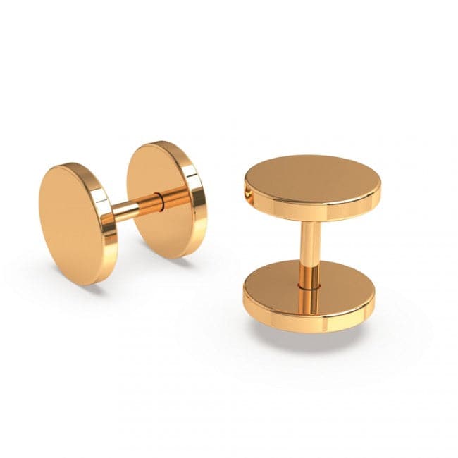 316L Surgical Steel Fake Drum Plated Ear Plug - Monster Piercing